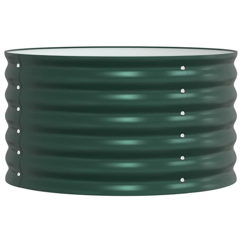 Jardinera de acero para balcón, terraza, jardín, almacenamiento de agua, 80 x 80 x 44 cm