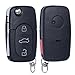 MechanMagic Key Fob Replacement Fits for Audi A4 A6 A8 Quattro S4 S6 S8 TT 1997 1998 1999 2000 2001 2002 2003 2004 2005 (FCC ID: MYT8Z0837231) Keyless Entry Remote Control Flip Key 314MHZ 4Buttons
