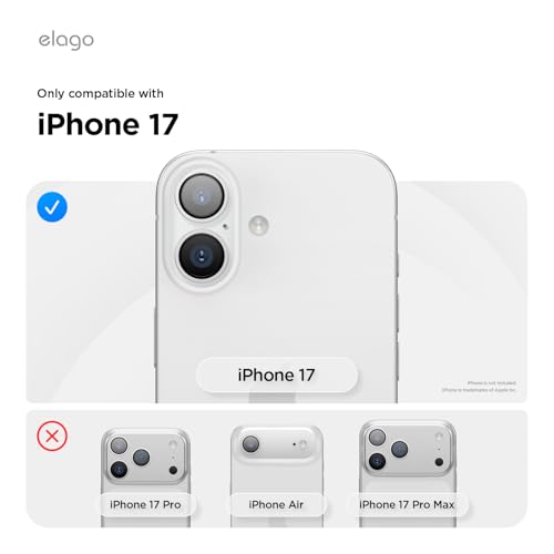 elago Magnetic Silicone Case Compatible with iPhone 17 Case 6.3” - Compatible with MagSafe, Premium Liquid Silicone Material, Protective Cover, Shockproof, Slim Phone (Sky Blue) by elago - Image 2