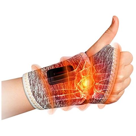 Hand And Wrist Far Infrared Heating Pad with 3 Level Controller,for Hand Arthritis, Carpal Tunnel Pain, Tendonitis, Chronic Injuries Hot and Cold Therapy Cover