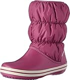 crocs Women's Winter Puff Snow Boot, Berry, 8 M US