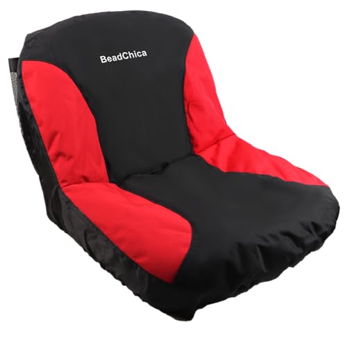 Riding Lawn Mower Seat Cover for Craftsman Toro MTD Troy-Bilt Kubota Husqvarna John Deere Weatherproof Tractor Seat Cover(Medium)