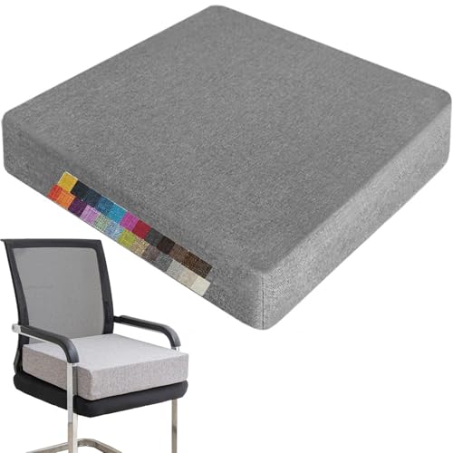 AIOLOVEMSR aufstehilfe Sofa senioren 60x60x15cm Sitzkissen für Indoor & Outdoor Nutzung – waschbar, mit Reißverschluss,rutschfestes Sitzkissen für Gartenstuhl