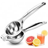 Presse Citron Zinc Presse agrumes, Presse Citron Manuel avec Rainure Filetée pour un Pressage Efficace, Design Ergonomique à Levier Multi fruits