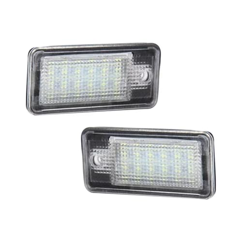 Evita multas con la luz de matrícula trasera para A6 C6 4F lámparas coche