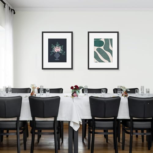 Picrit 16x20 Picture Frame 3 Pack, Black Poster Frame, Display Poster 11 x 14 with Mat or 16 x 20 without Mat for Horizontal or Vertical Wall Mounting