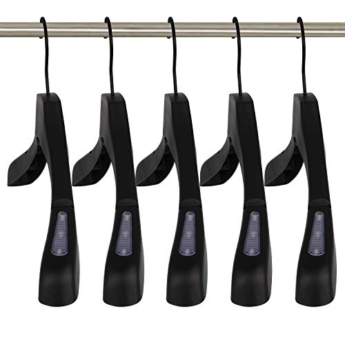 DEDU Plastic Extra Wide Suit Hangers, Pack of 20, Width: 15.6",Notched Shoulders