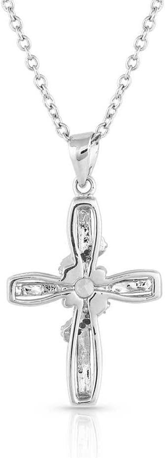 Montana Silversmiths Western Lifestyle Women's Christian Faith Cross Pendant Necklace