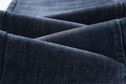 Men's Loose Straight-Leg Jeans, Comfortable, Thin, Stretch Cotton Blend, Moisture-Wicking Trousers2