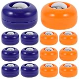 MUSISALY 20 Stück Tischcurling Spiel mit Kleiner Shuffleboard Kegeln und Curlingsteinen aus Pp für Indoor und Outdoor Partys Geeignet für Altersgruppen