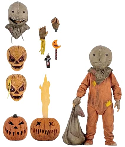 Halloween Version Trick 'R Treat Ultimate Sam Pvc Movie Character Model Statue Action Figure Collectibles Desktop Ornaments Gift 7Inchs(Color Box) #TOP1