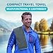 Youphoria Microfiber Travel Towel Fast Drying Lightweight - Quick Dry Towel for Camping, Beach, Backpacking, Hiking, & Sport