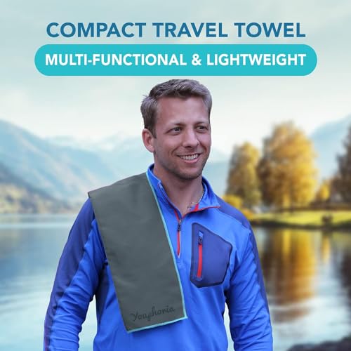 Youphoria Microfiber Travel Towel Fast Drying Lightweight - Quick Dry Towel for Camping, Beach, Backpacking, Hiking, & Sport by Youphoria Outdoors - Image 4