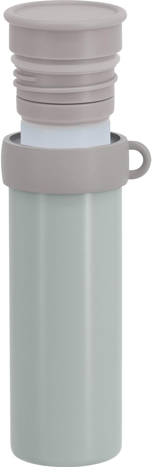 Wahei Freiz Moteko RH-1871 Heatstroke Prevention, Keep Cold Ice Bag Bottle, M, Green, 6.7 inches (17 cm), Vacuum Insulated, Ice Cooling, Hot Water Bottle, Portable