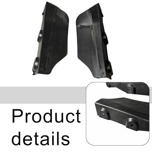 Labios de presión para X6 E70 E71 de ABS resistente al desgaste con acabado negro original 2