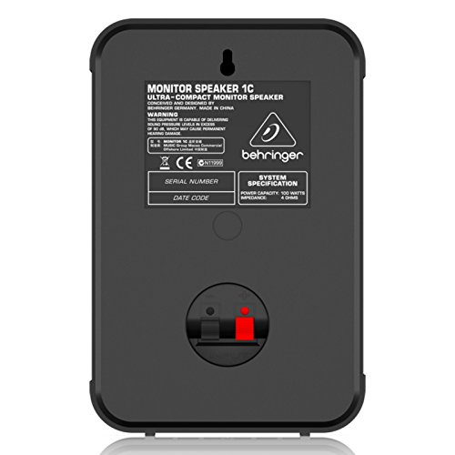 Enceintes de contrôle Behringer 1C-BK 100W 5 pouces pour studio compact