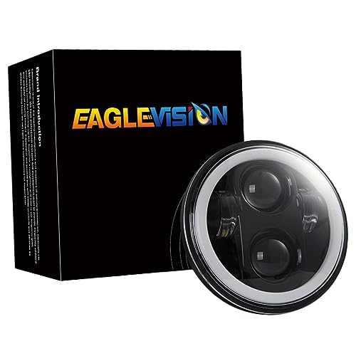 Phare modifié LED pour rouler la nuit en toute sécurité avec angel eye étanche