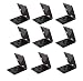 CHUANGRONG-US 9 Pcs Beekeeping Beehive Beetle Collector Trap Durable Catching Plastic Insect Traps Beehive Lid Hive Cover Case (Black)