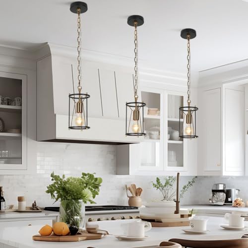Kitchen Island Light Fixtures Ceiling 3-Pack Farmhouse Pendant