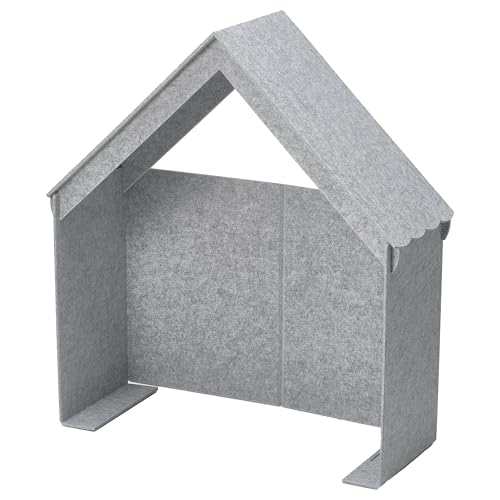 Lit enfant sécurisant grâce à l'accessoire de lit en forme de maison gris SLÄKT - 2