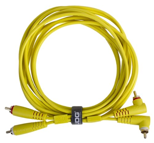 UDG Ultimate Cable (RCA Straight - RCA Angled) Yellow 3m