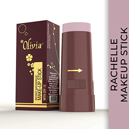 Image of Olivia Instant Waterproof Makeup Shimmering Stick Medium Coverage Concealer (Rachelle 15G, Shade No.1, SPF 12)