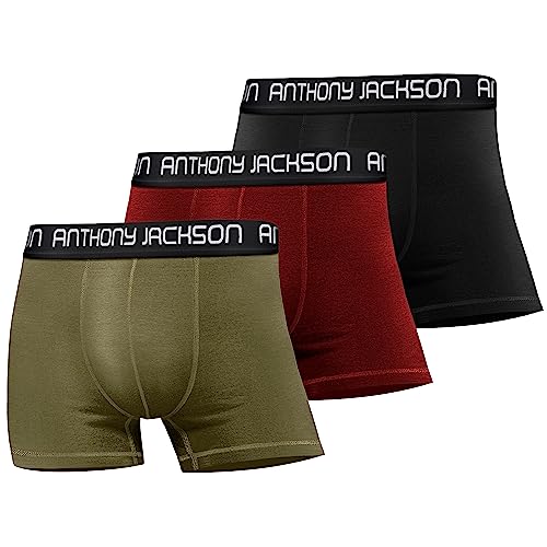 Anthony Jackson Likralı 3'lü Kutu Premium Erkek Boxer (OSCAR, L)