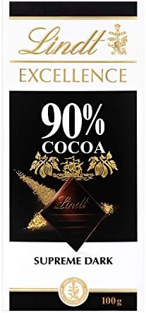 Lindt Excellence Intense Dark Cacao Chocolate Bar, 100g