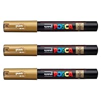 Posca Noir Pc1mr Marqueurs Posca PC-1MR Uni-ball - Blanc - Lot De