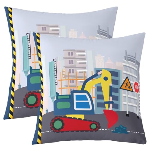 Construction Throw Pillow Cover 20