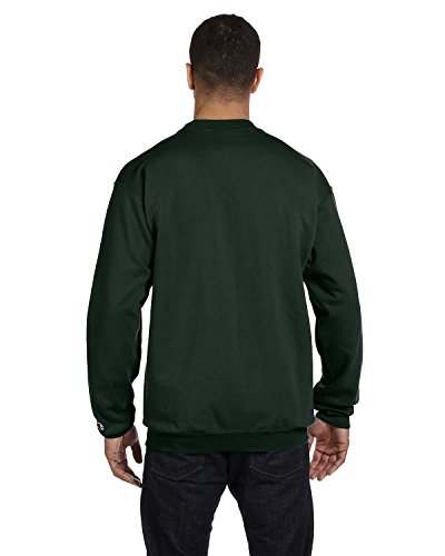 Champion Eco 9 oz. Crew, Large, DARK GREEN2