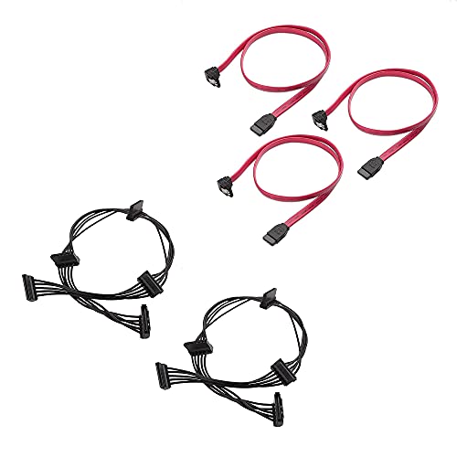 Cable Matters 3-Pack SATA III 6.0 Gbps Rojo 24 in