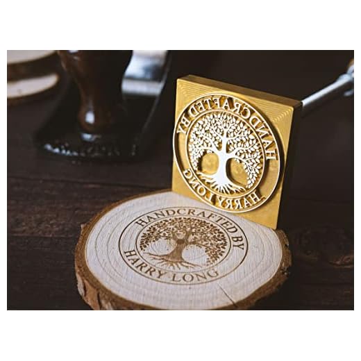 Custom Wood and Leather Branding Iron