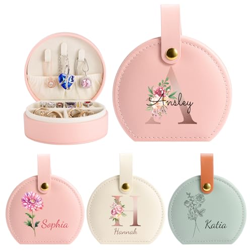 Personalised Jewellery Box, Small Travel Jewellery Box, Jewe