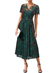 Dark Green Floral Print 2