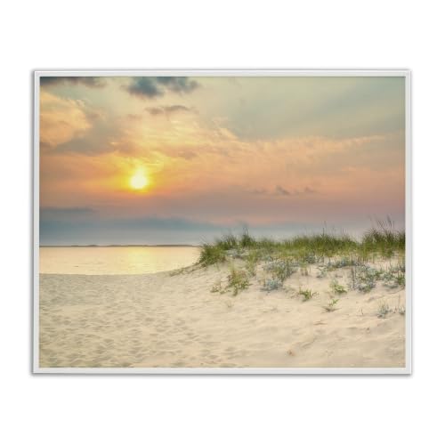 'Rising Sun Seaside Beach Morning'| Framed Giclee Art