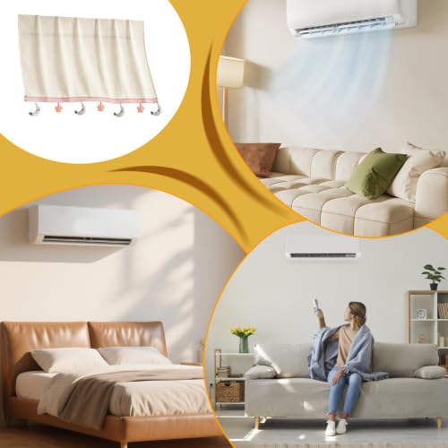 Protector antiviento de aire acondicionado interior para dormitorio 4