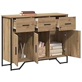 Voici le buffet vidaXL Artisan en chêne, une super solution de rangement qui donne du peps à n'importe quel séjour ou salle à manger