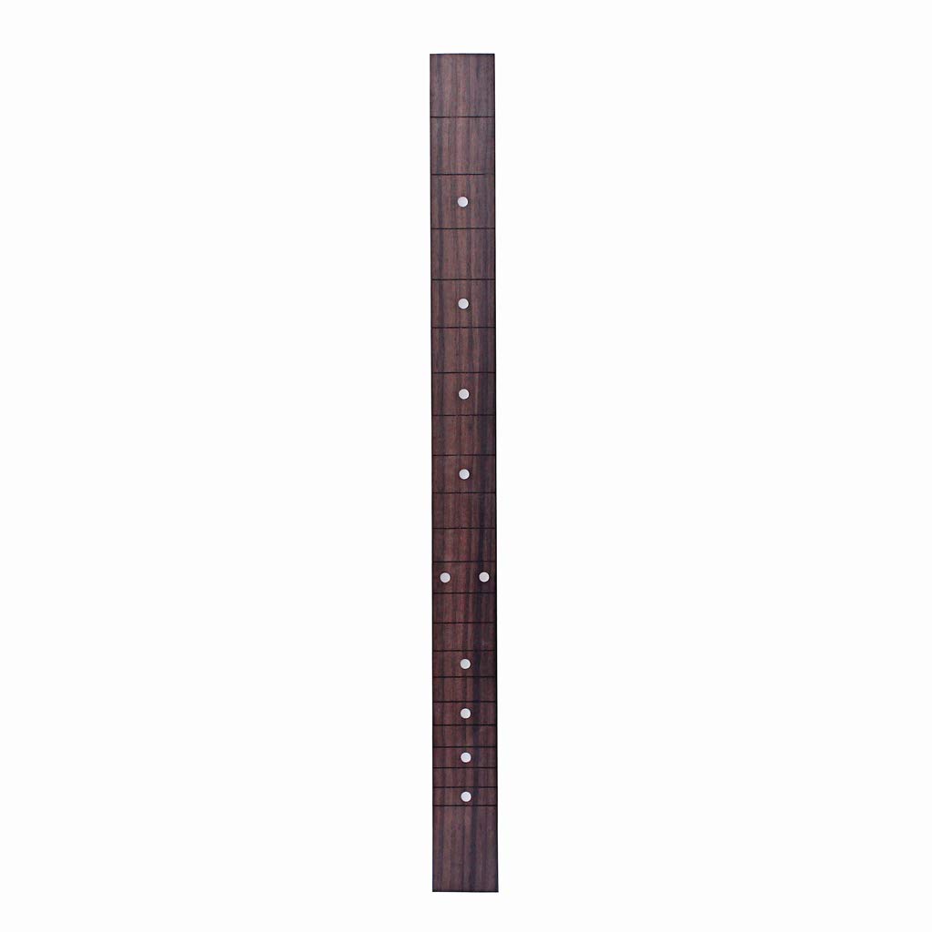 Alnicov Tastiera scanalata a 21 tasti per chitarra in palissandro per 3 corde scatola sigari chitarra accessori fai da te