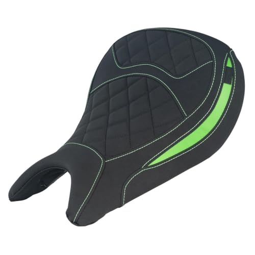 Coussin de selle avant pour Kawasaki Eliminator 500 balades urbaines confort surbaissé vert
