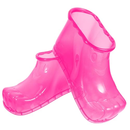 JOINPAYA Bottes de Bain de Pieds en PVC, Chaussures de Trempage pour Bain de Pieds Chauffant, Paire pour Soin et Détente la Maison