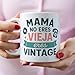 Imagen de MUGFFINS Taza mamá graciosa con frase Mamá no eres vieja eres vintage en Español 330 Ml