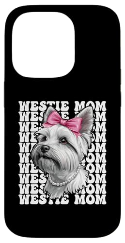 Westie Mom �E�G�X�g�n�C�����h�e���A �� ��̓� �R�P�b�g �X�}�z�P�[�X iPhone 14 Pro �p