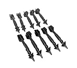 Military Navy Air Force Toy AIM-9 Air Intercept Missile Sidewinder Short Range Missiles Playset for Action Figures Diorama Sets Fighter Jets - 10 Pieces