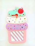 Cute 3D Cherry Ice Cream Silicone Soft Case Bumper Back Cover For Alcatel One Touch Fierce XL 5054