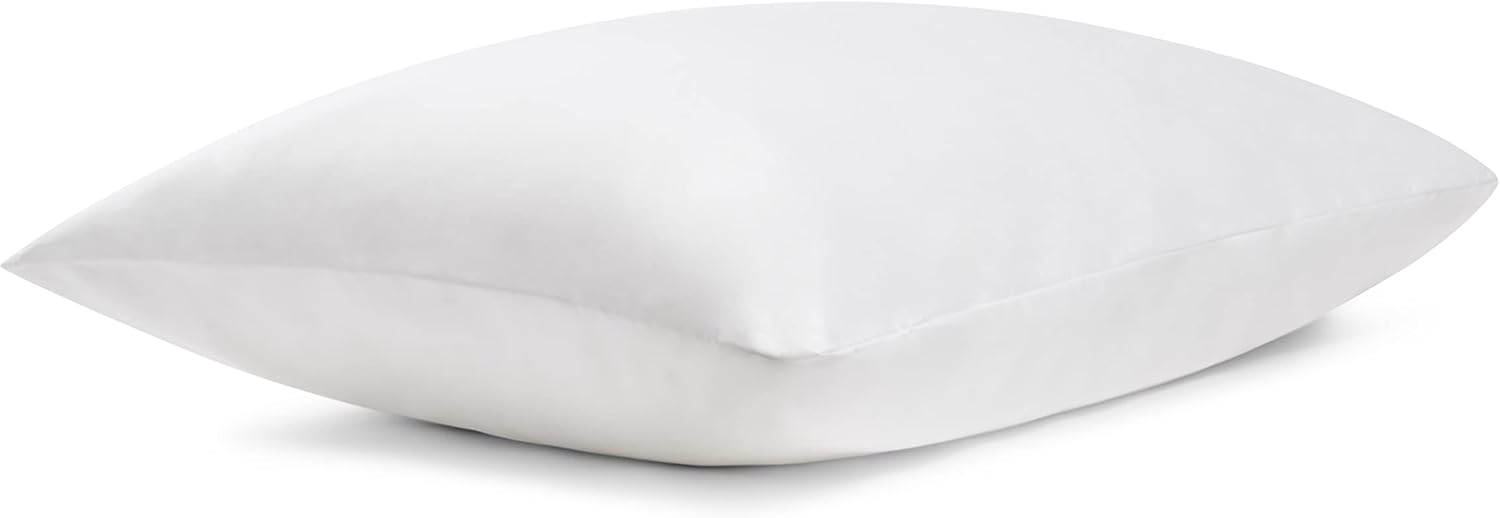 Luxury Pillowcases - Hotel Luxury, 500 Thread Count, Oeko-TEX® Certified, Long-Staple Cotton, Upgrade Your Sleep Experience, Includes 2 Standard White