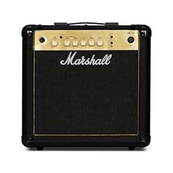 Marshall Amps M-MG15G-U 15W 1×8 Combo in Gold with DFX CF - Les Beatles, Paul McCartney, John Lennon, RIngo Starr, George Harrison