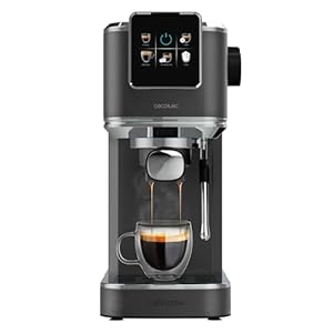 Cecotec Espressomaschine Cafelizzia ColdBrew. Espresso und Cappuccino, kalter Kaffee, 20 bar Druck und drehbarer Dampfdüse. Perfekt für die Zubereitung von professionellem Kaffee zu Hause