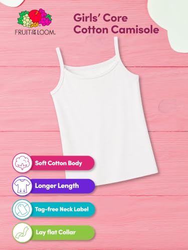 Image of Fruit of the Loom Girls Undershirts (Camis & Tanks)