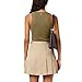 Lacoste Women's Slim Fit Pointelle Tank Top, Olive, 8